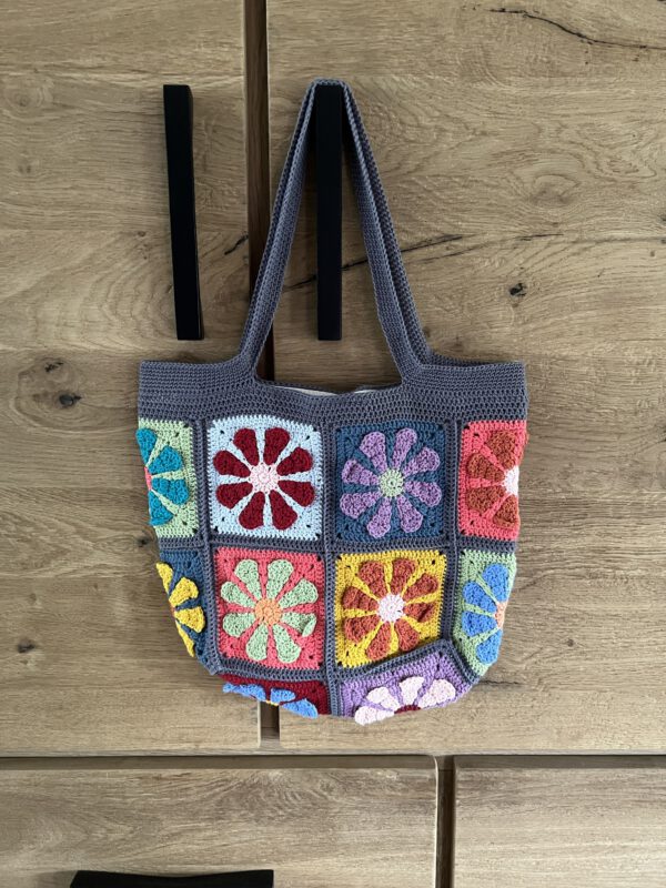 Tas daisy donkergrijs - Afbeelding 2